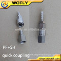 female / male quick coupler flexible hose connector for air